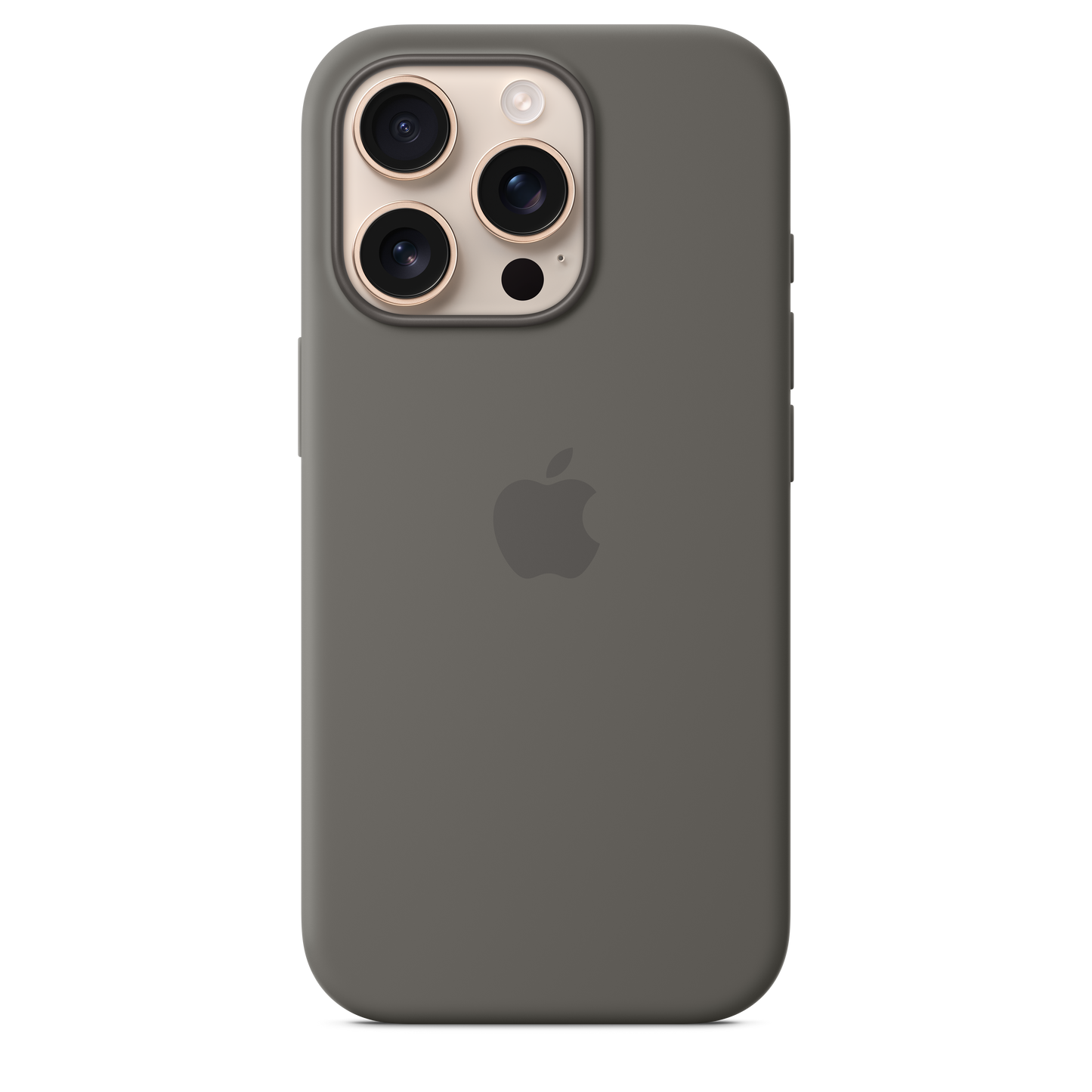 iPhone 16 Pro MagSafe–rögzítésű szilikontok – kőszürke - iSTYLE HU
