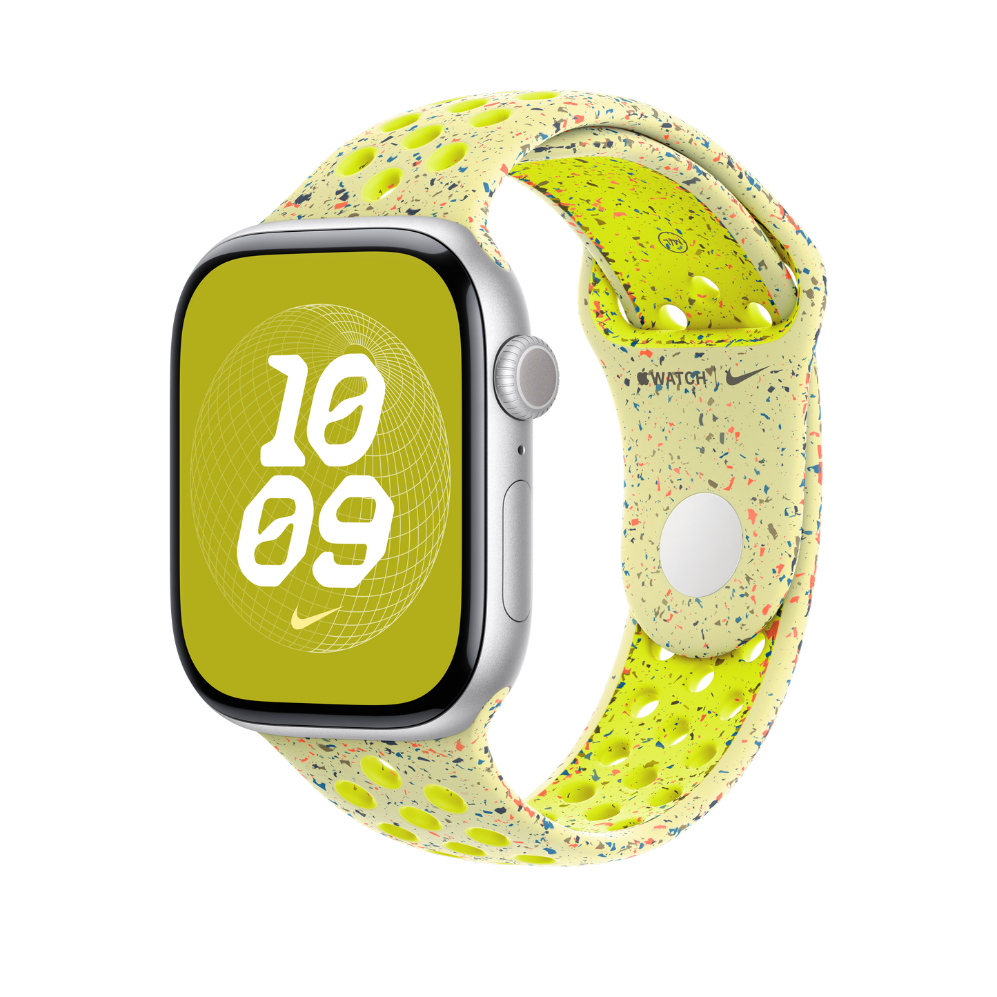 46mm neonzöld csobbanás Nike sportszíj – M/L - iSTYLE HU