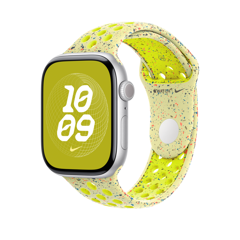 46mm neonzöld csobbanás Nike sportszíj – M/L - iSTYLE HU