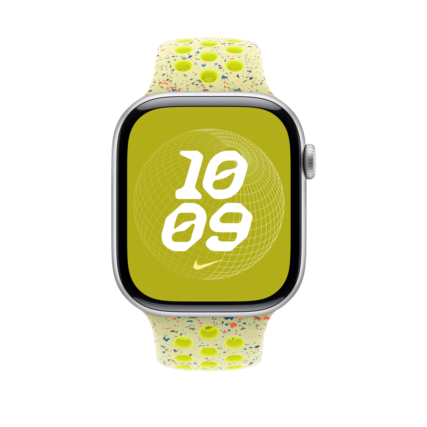 46mm neonzöld csobbanás Nike sportszíj – M/L - iSTYLE HU