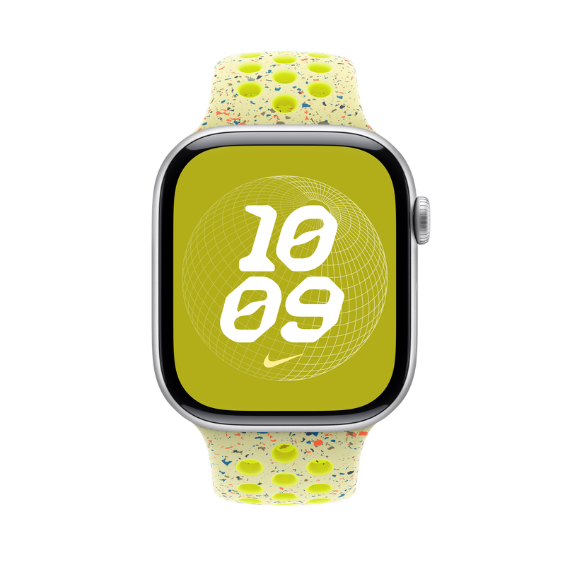 46mm neonzöld csobbanás Nike sportszíj – M/L - iSTYLE HU
