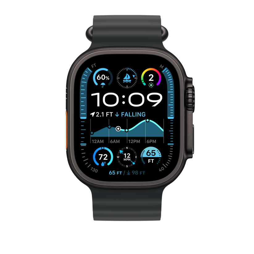 49mm fekete óceán szíj – fekete – natúr titán - iSTYLE HU