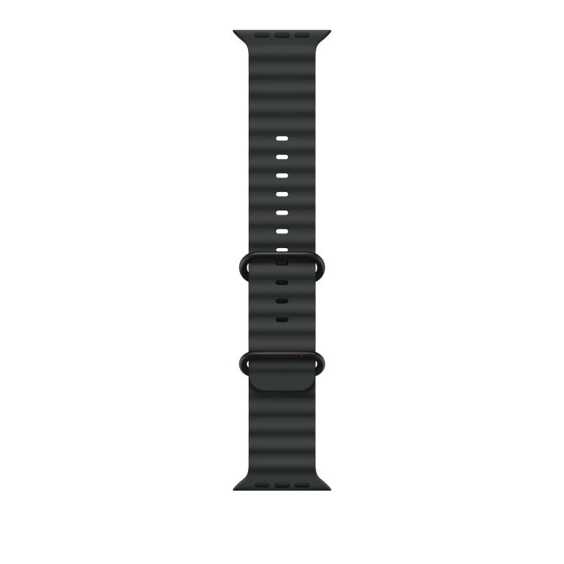 49mm fekete óceán szíj – fekete – natúr titán - iSTYLE HU