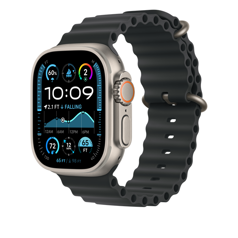 49mm fekete óceán szíj – natúr titán Finish - iSTYLE HU