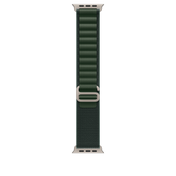 49mm sötétzöld alpesi szíj – Large – natúr titán Finish - iSTYLE HU