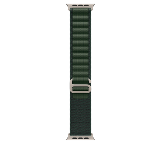 49mm sötétzöld alpesi szíj – Large – natúr titán Finish - iSTYLE HU