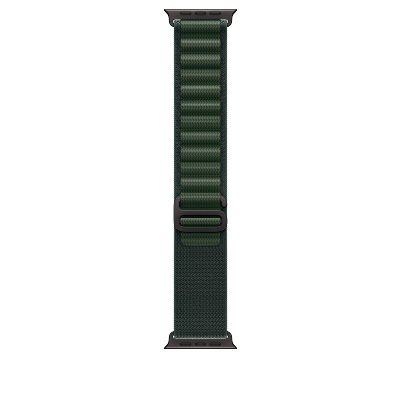 49mm sötétzöld alpesi szíj – Medium – fekete – natúr titán - iSTYLE HU