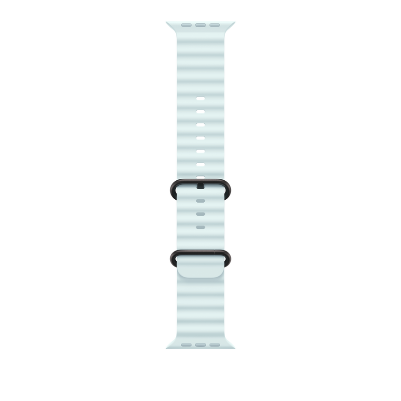 49mm gleccserkék óceán szíj – fekete – natúr titán - iSTYLE HU