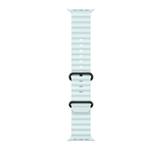 49mm gleccserkék óceán szíj – fekete – natúr titán - iSTYLE HU