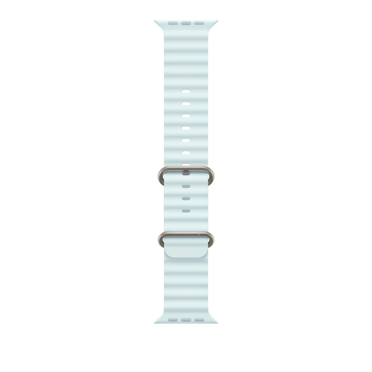 49mm gleccserkék óceán szíj – natúr titán Finish - iSTYLE HU