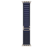 49mm tengerészkék alpesi szíj – Medium – natúr titán Finish - iSTYLE HU