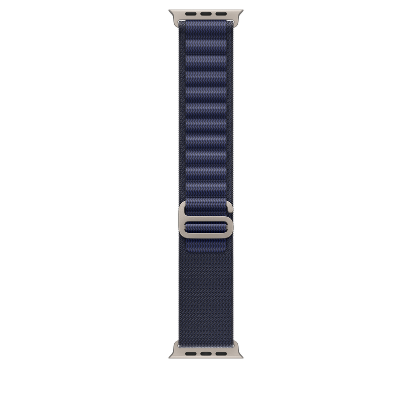 49mm tengerészkék alpesi szíj – Medium – natúr titán Finish - iSTYLE HU