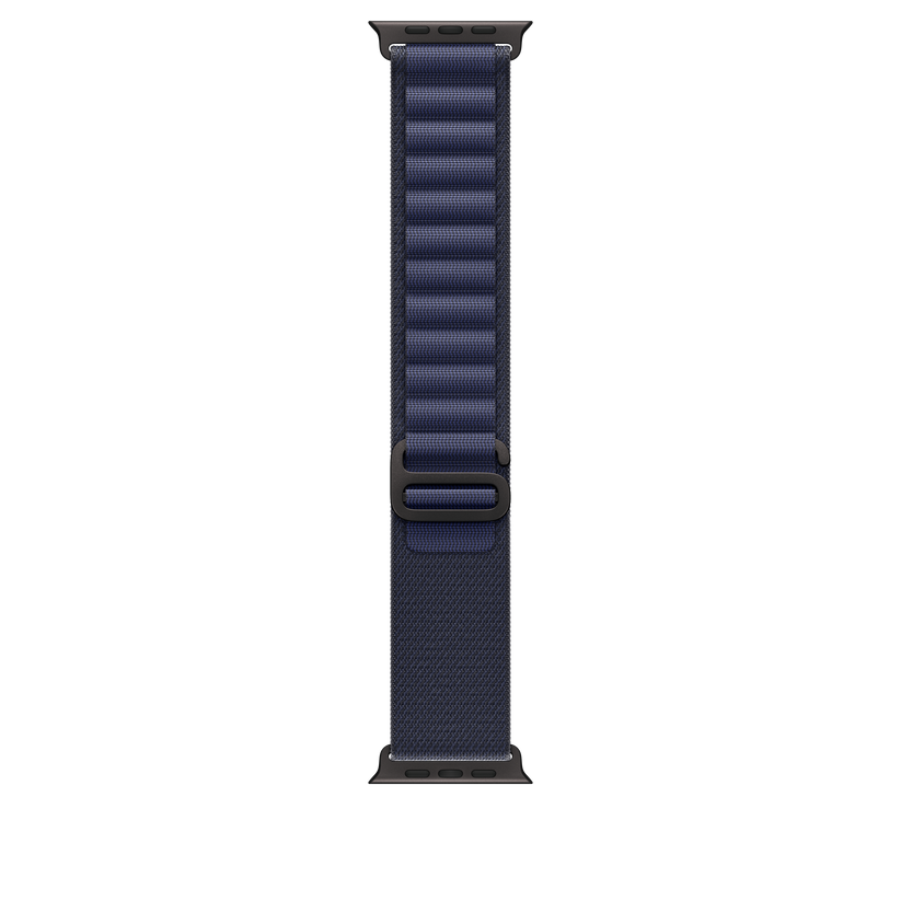 49mm tengerészkék alpesi szíj – Small – fekete – natúr titán - iSTYLE HU