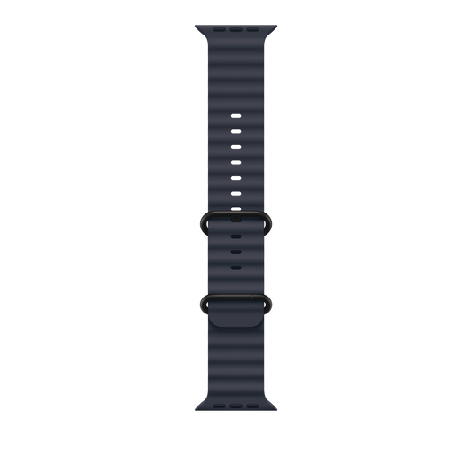 49mm tengerészkék óceán szíj – fekete – natúr titán - iSTYLE HU