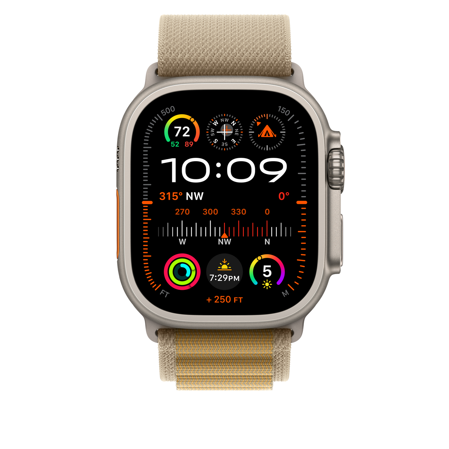 49mm drapp alpesi szíj – Medium – natúr titán Finish - iSTYLE HU