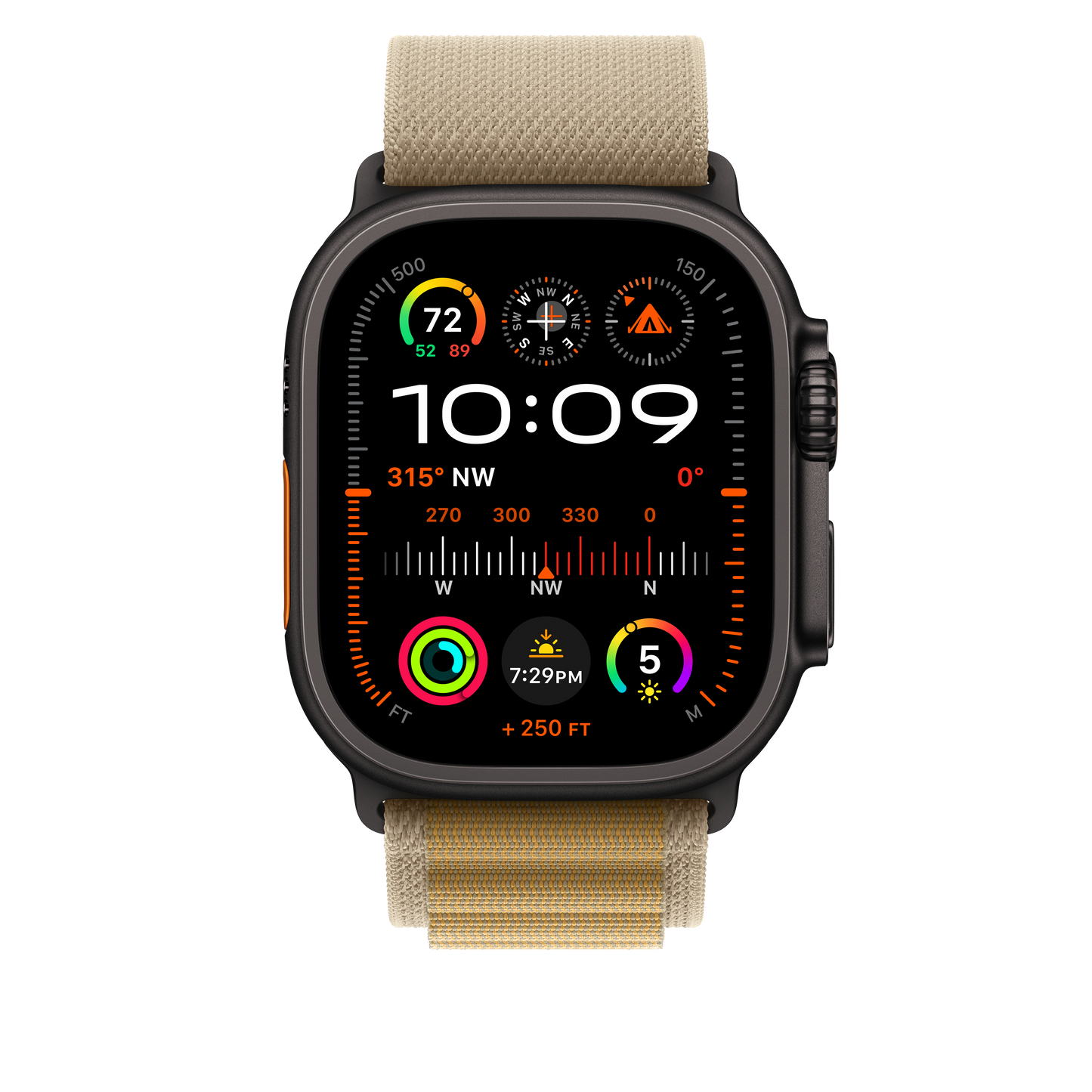 49mm drapp alpesi szíj – Small – fekete – natúr titán - iSTYLE HU