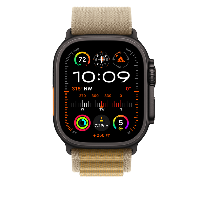 49mm drapp alpesi szíj – Small – fekete – natúr titán - iSTYLE HU