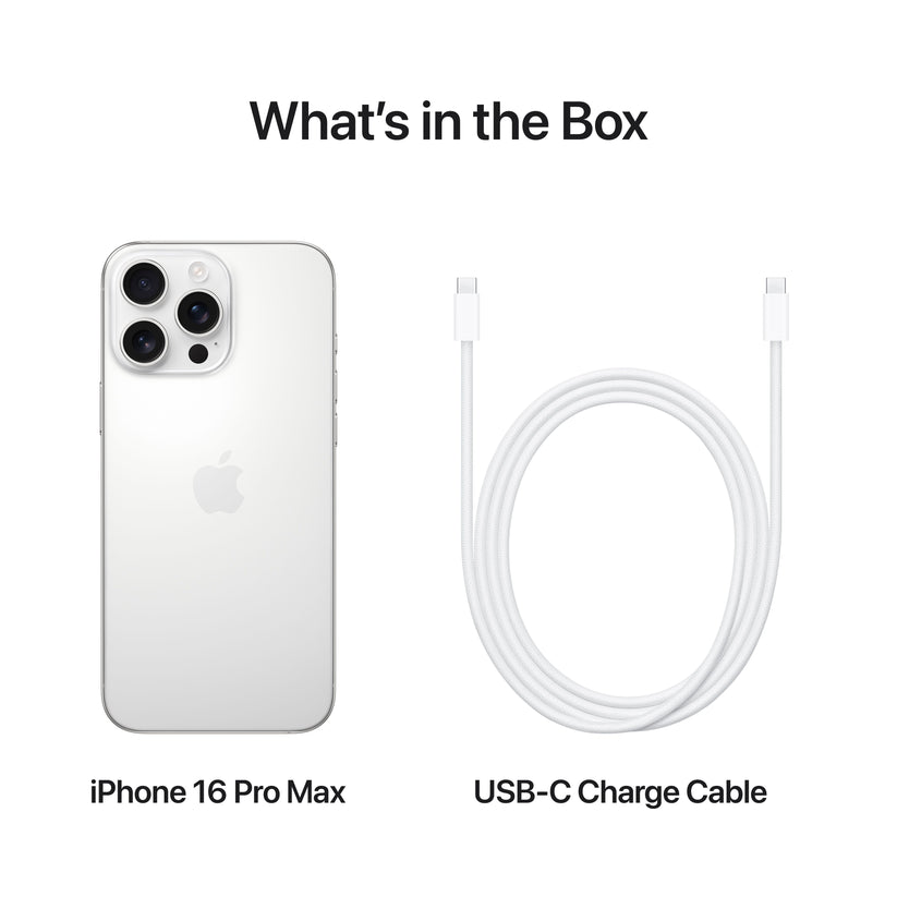 iPhone 16 Pro Max: 512 GB - fehér titán - iSTYLE HU