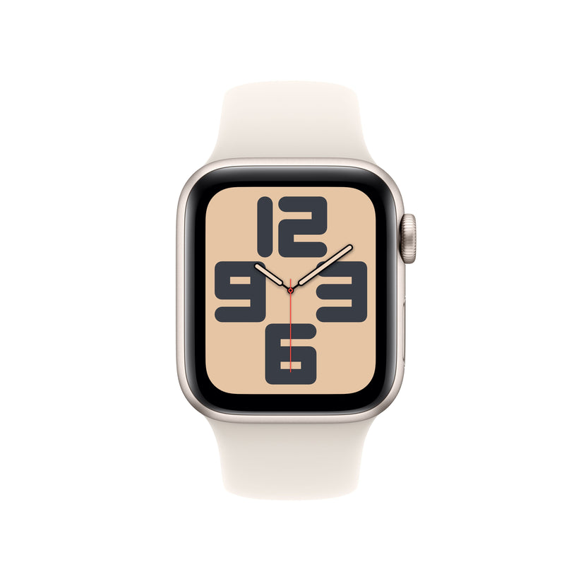 Apple Watch SE GPS 40 mm-es Starlight alumínium tok Starlight sportpánttal - S/M - iSTYLE HU