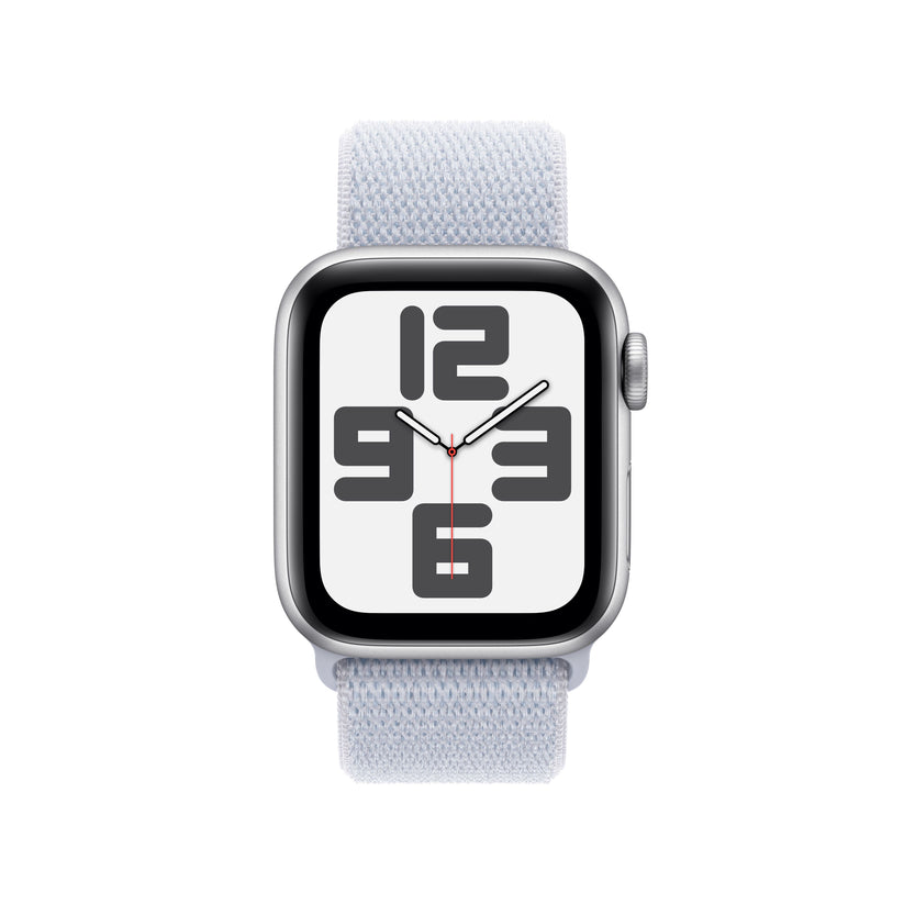 Apple Watch SE GPS + cellás 40 mm-es ezüst alumínium tok kék felhős sporthurokkal - iSTYLE HU