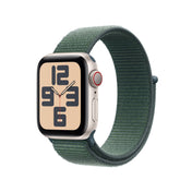 Apple Watch SE GPS + cellás 40 mm-es Starlight alumínium tok Lake Green Sport hurokkal - iSTYLE HU