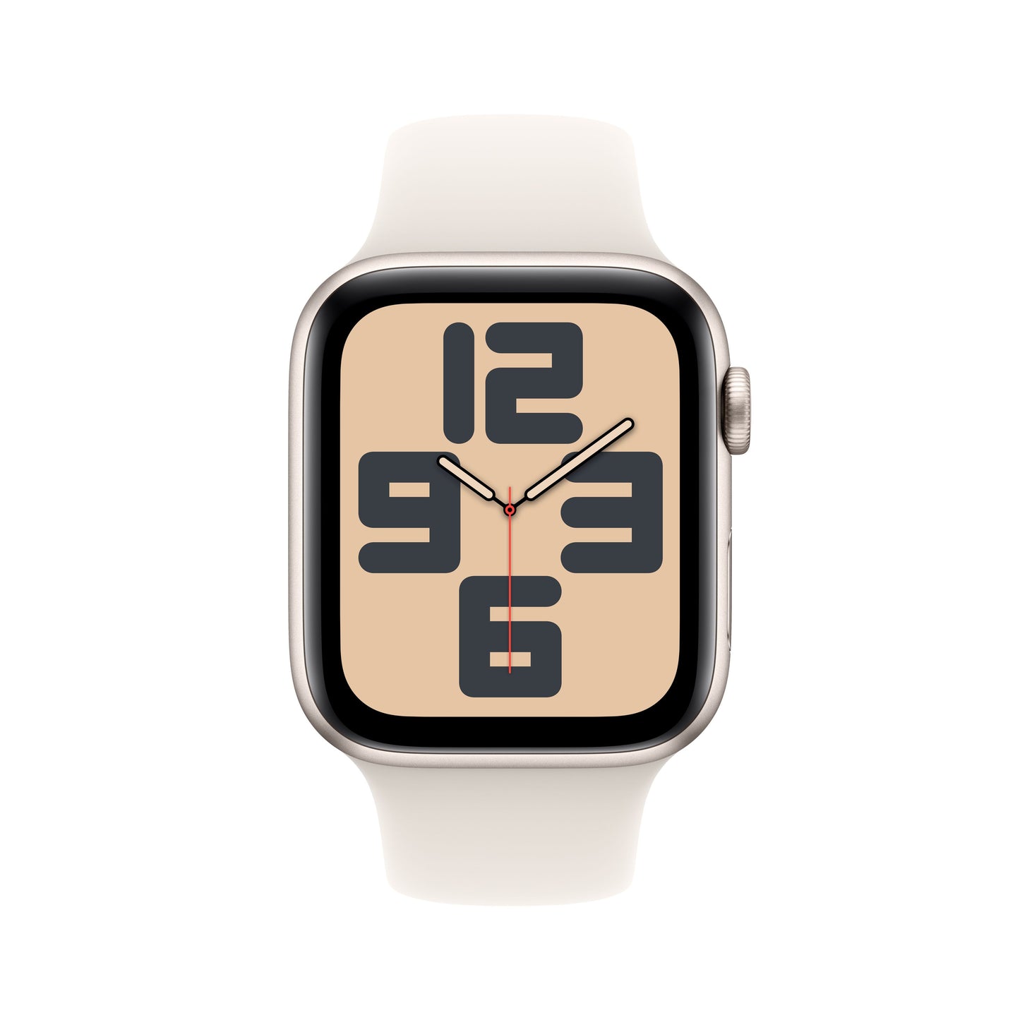 Apple Watch SE GPS 44 mm-es Starlight alumínium tok Starlight sportpánttal - M/L - iSTYLE HU