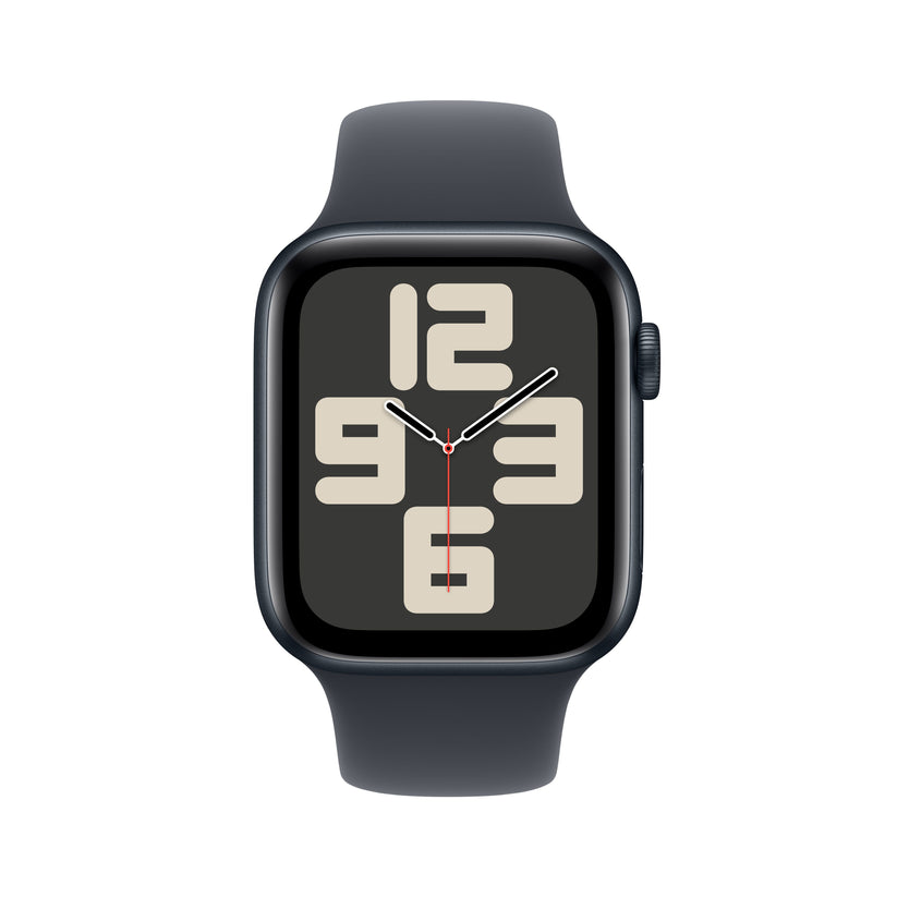 Apple Watch SE GPS + cellás 44 mm-es Midnight alumínium tok Midnight sport pánttal - S/M - iSTYLE HU