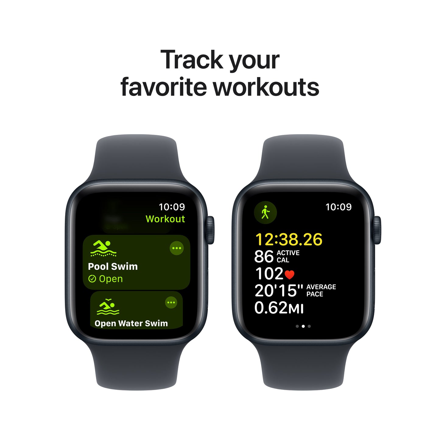 Apple Watch SE GPS + cellás 44 mm-es Midnight alumínium tok Midnight sport pánttal - M/L - iSTYLE HU