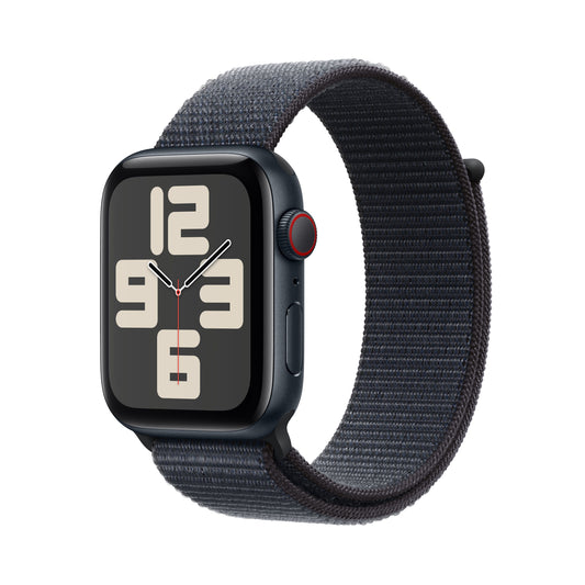 Apple Watch SE GPS + cellás 44 mm-es Midnight alumínium tok Sport hurokkal - iSTYLE HU