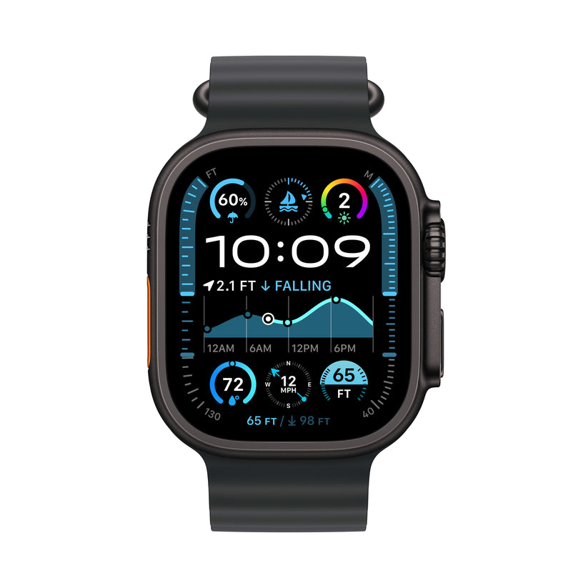 Apple Watch Ultra 2 GPS + Cellular 49 mm-es fekete titán tok fekete Óceáni szíjjal - iSTYLE HU