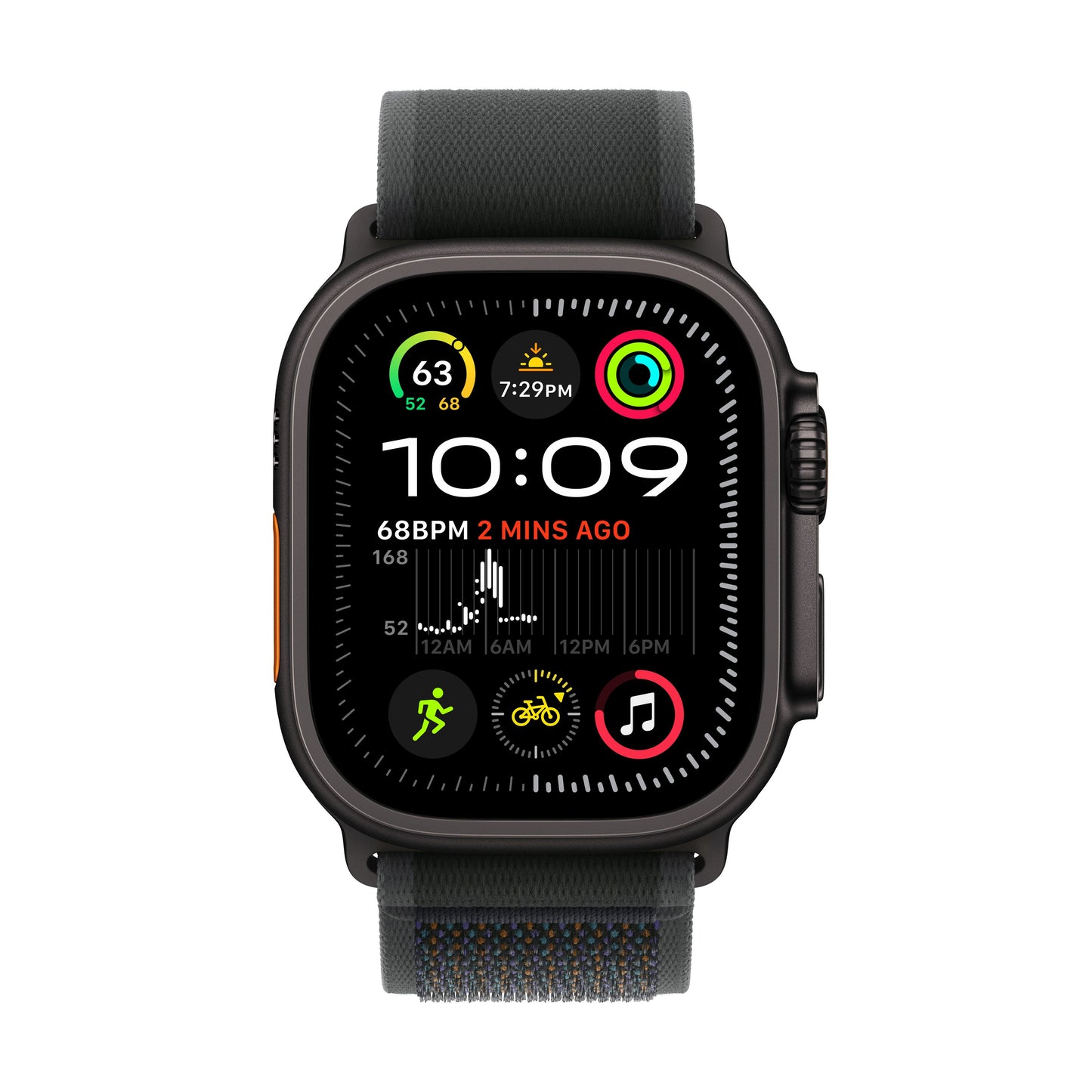 Apple Watch Ultra 2 GPS + Cellular 49 mm-es fekete titán tok fekete Terep pánttal - M/L - iSTYLE HU