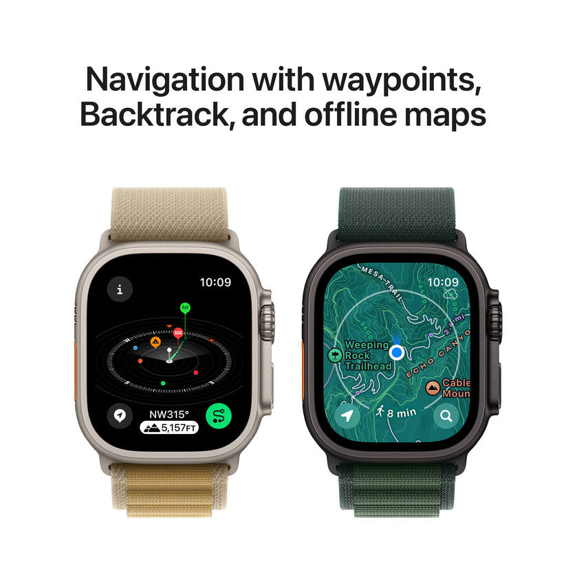 Apple Watch Ultra 2 GPS + Cellular 49 mm-es természetes titán tok természetes titán Milánói szíjjal - közepes - iSTYLE HU