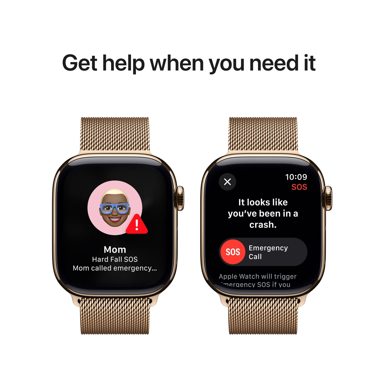 Apple Watch Series 10 GPS + cellás 42 mm-es arany titán tok arany Milanese hurokkal - iSTYLE HU