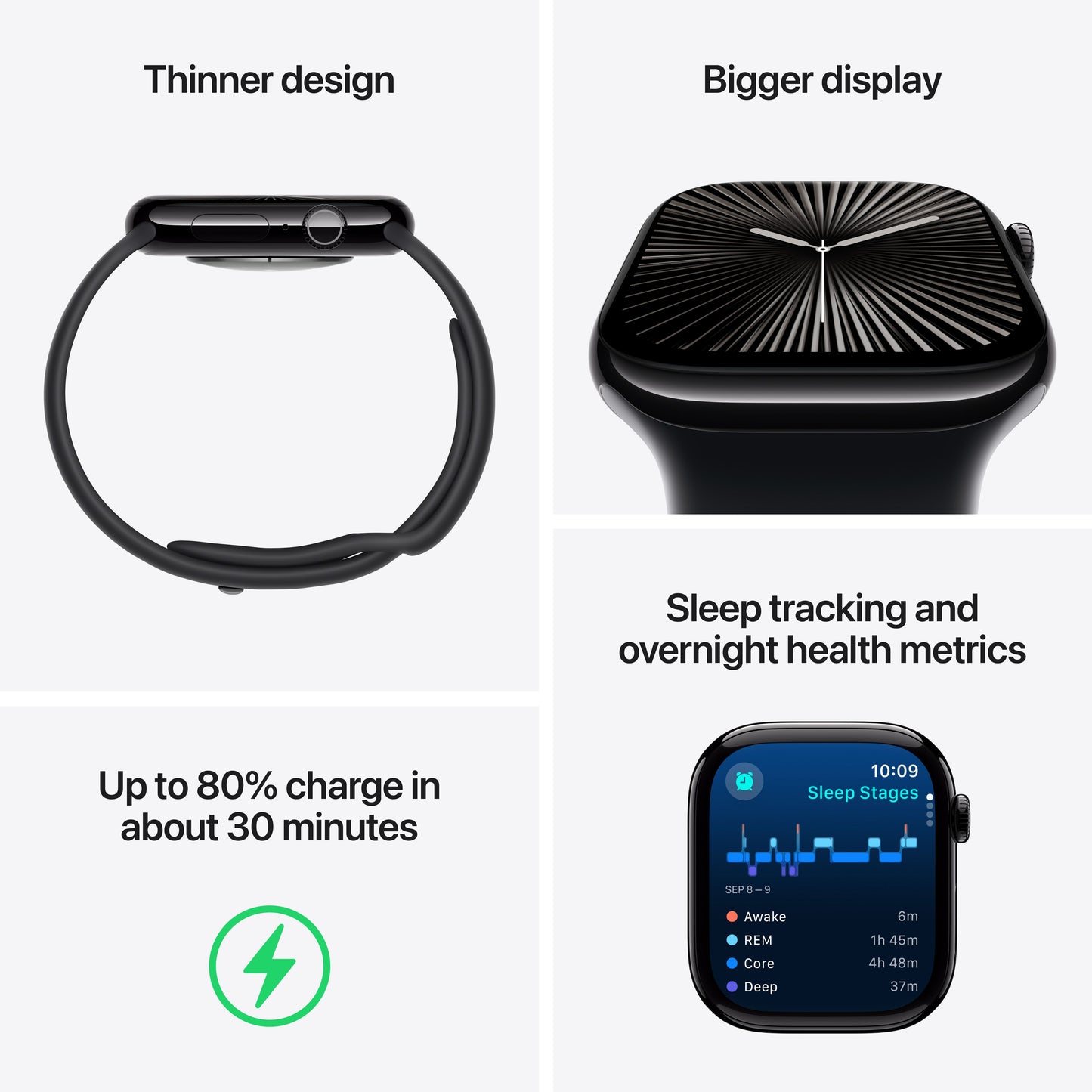 Apple Watch Series 10 GPS + cellás 42 mm-es Rose Gold alumínium tok Plum Sport hurokkal - iSTYLE HU