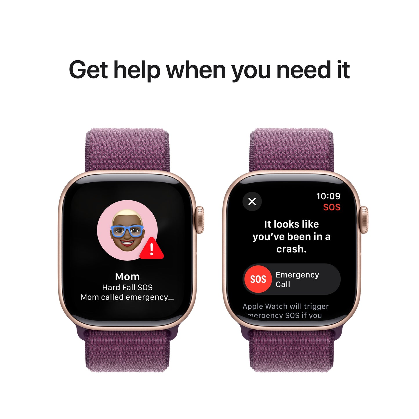 Apple Watch Series 10 GPS + cellás 42 mm-es Rose Gold alumínium tok Plum Sport hurokkal - iSTYLE HU