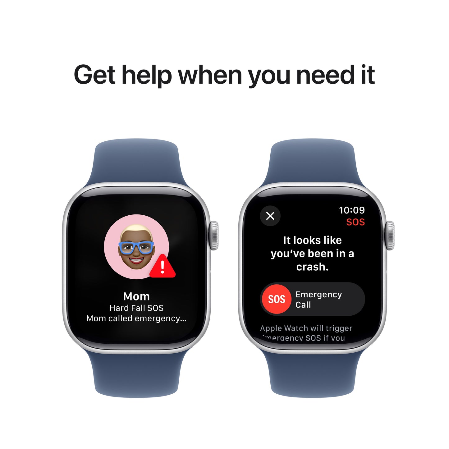 Apple Watch Series 10 GPS + cellás 42 mm-es ezüst alumínium tok farmer sportszíjjal - S/M - iSTYLE HU