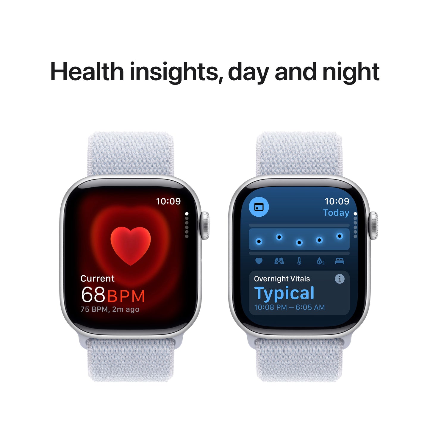 Apple Watch Series 10 GPS + cellás 42 mm-es ezüst alumínium tok kék felhős sporthurokkal - iSTYLE HU