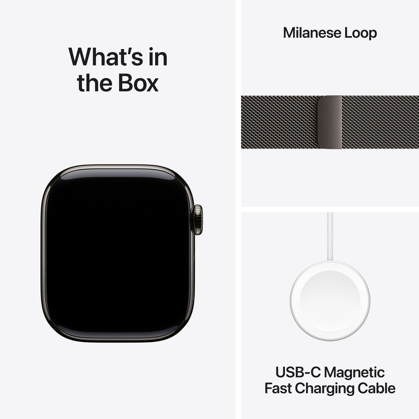 Apple Watch Series 10 GPS + cellás 42 mm-es pala titán tok pala Milanese hurokkal - iSTYLE HU