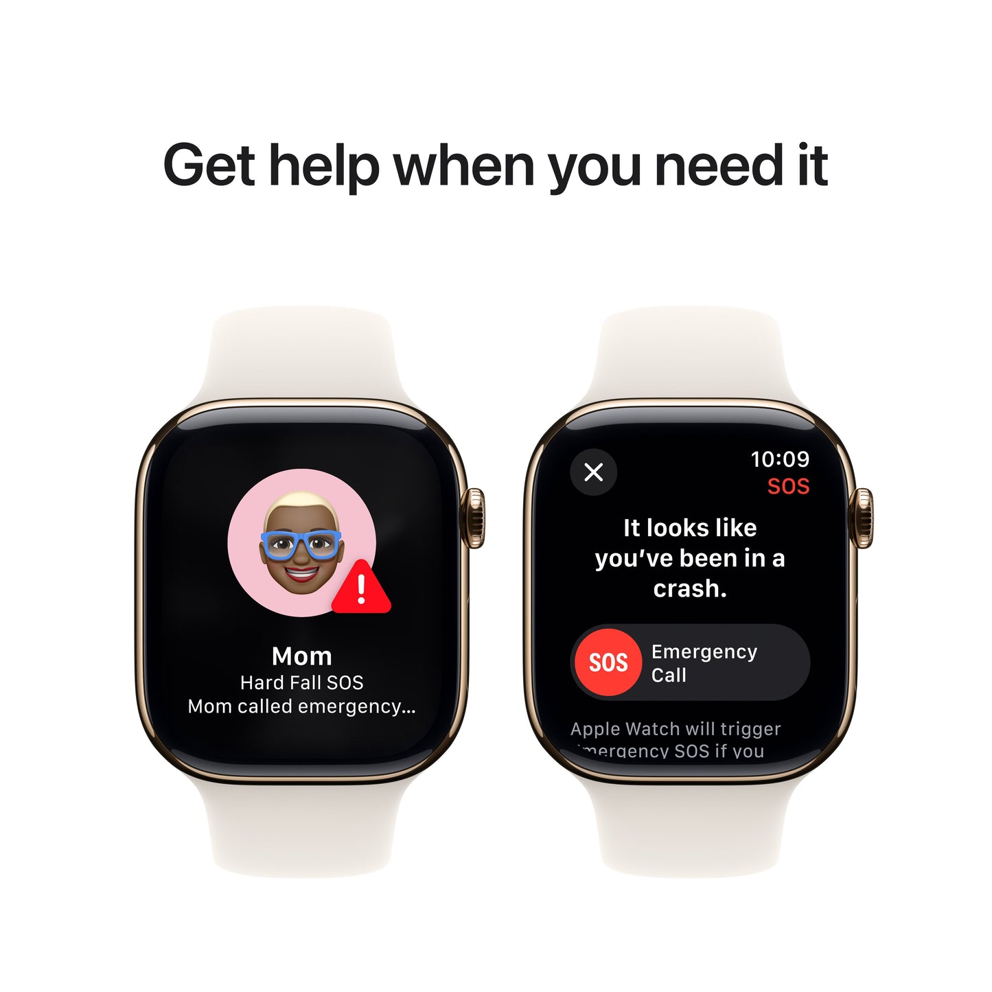 Apple Watch Series 10 GPS + cellás 46 mm-es arany titán tok Starlight sportpánttal - M/L - iSTYLE HU