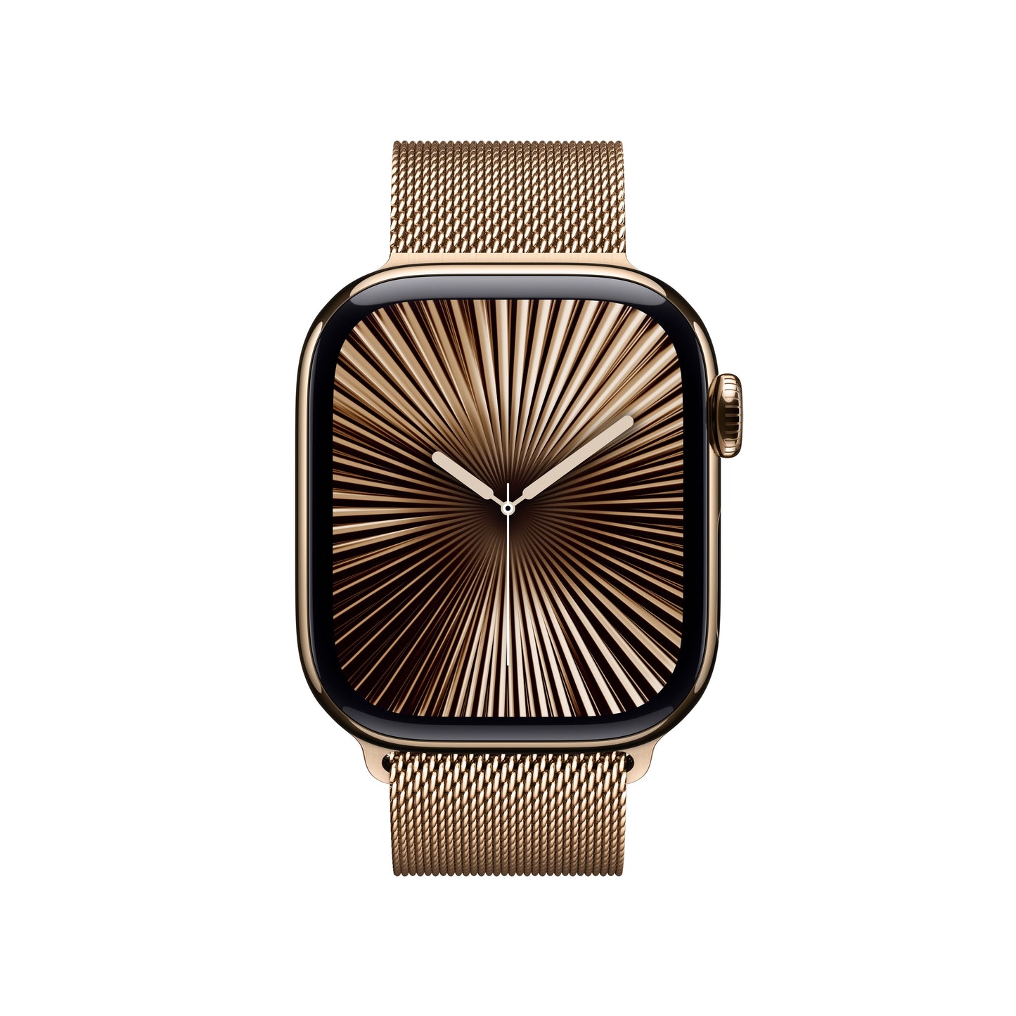 Apple Watch Series 10 GPS + cellás 42 mm-es arany titán tok arany Milanese hurokkal - iSTYLE HU