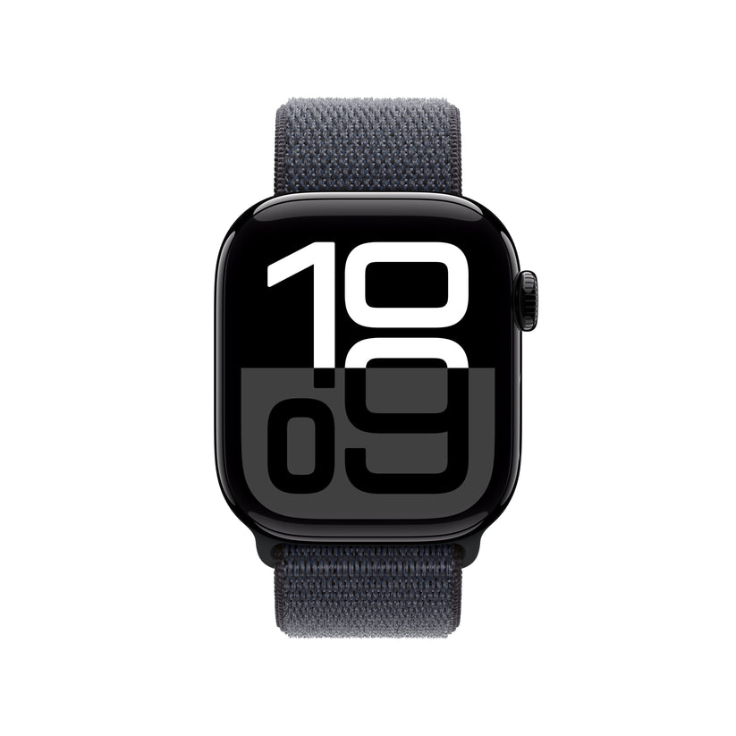 Apple Watch Series 10 GPS + cellás 42 mm-es jet fekete alumínium tok tintával sporthurokkal - iSTYLE HU