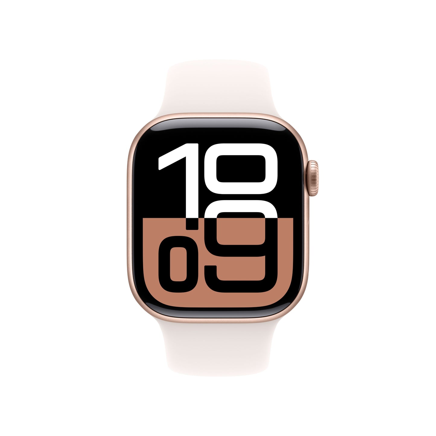 Apple Watch Series 10 GPS + cellás 42 mm-es rózsa arany alumínium tok világos pirosító sportszíjjal - M/L - iSTYLE HU