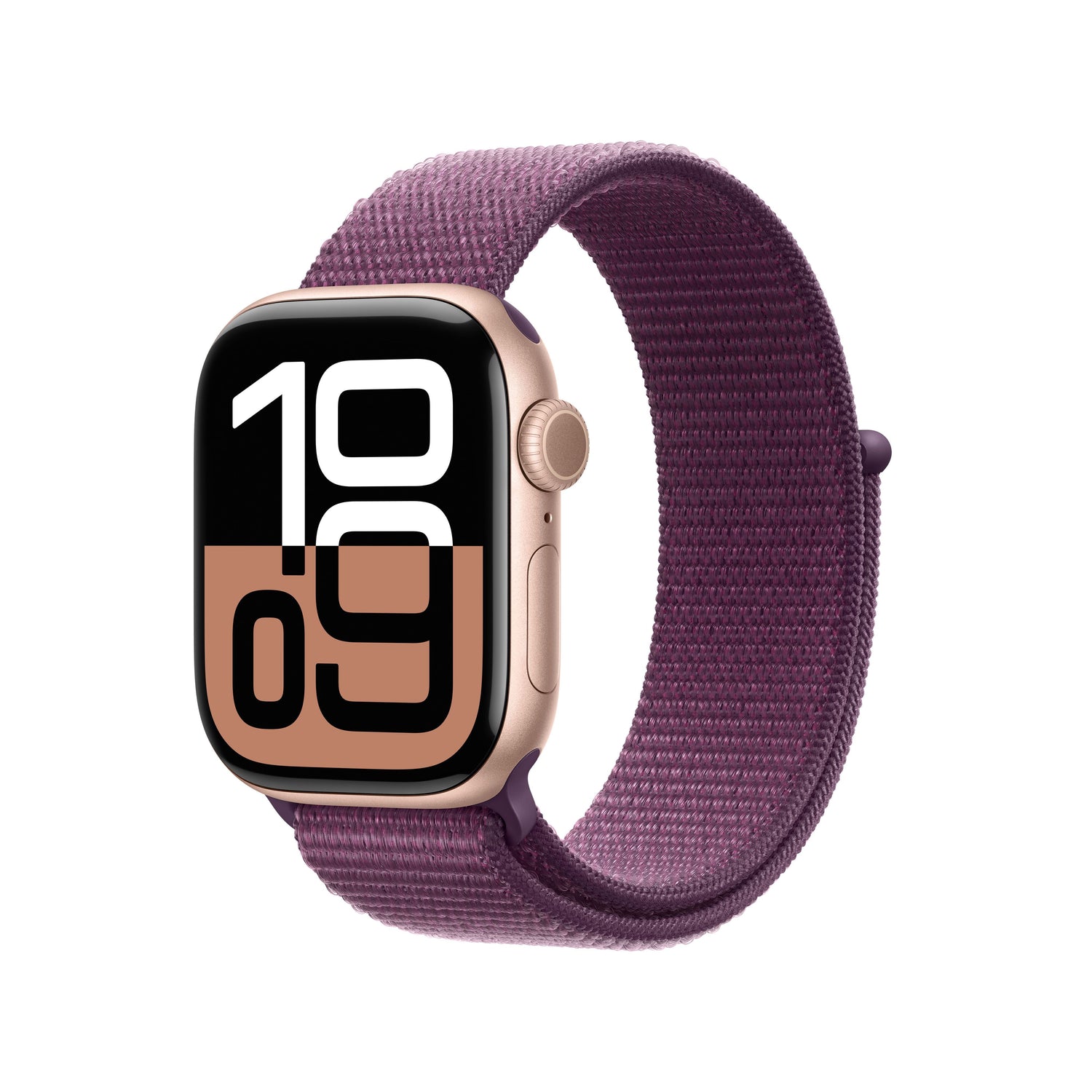 Apple Watch Series 10 GPS + cellás 42 mm-es Rose Gold alumínium tok Plum Sport hurokkal - iSTYLE HU