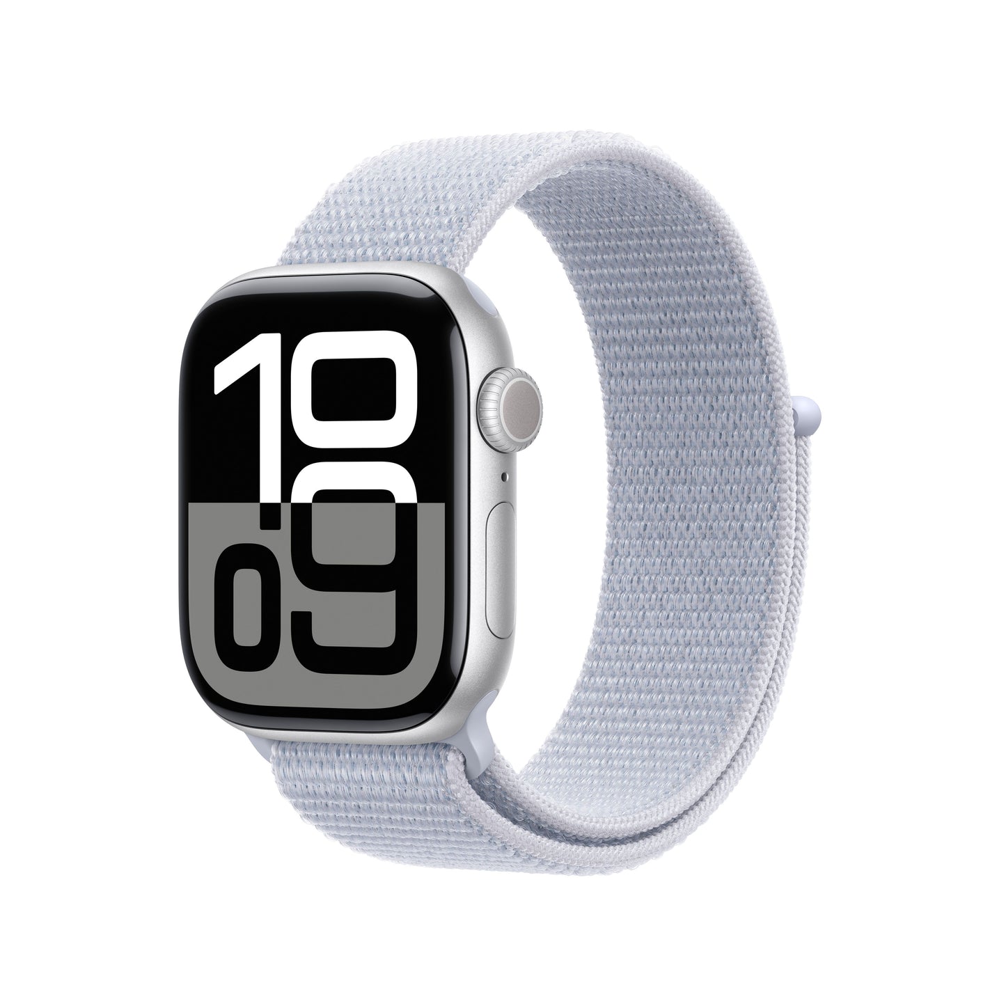 Apple Watch Series 10 GPS + cellás 42 mm-es ezüst alumínium tok kék felhős sporthurokkal - iSTYLE HU
