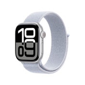 Apple Watch Series 10 GPS + cellás 42 mm-es ezüst alumínium tok kék felhős sporthurokkal - iSTYLE HU