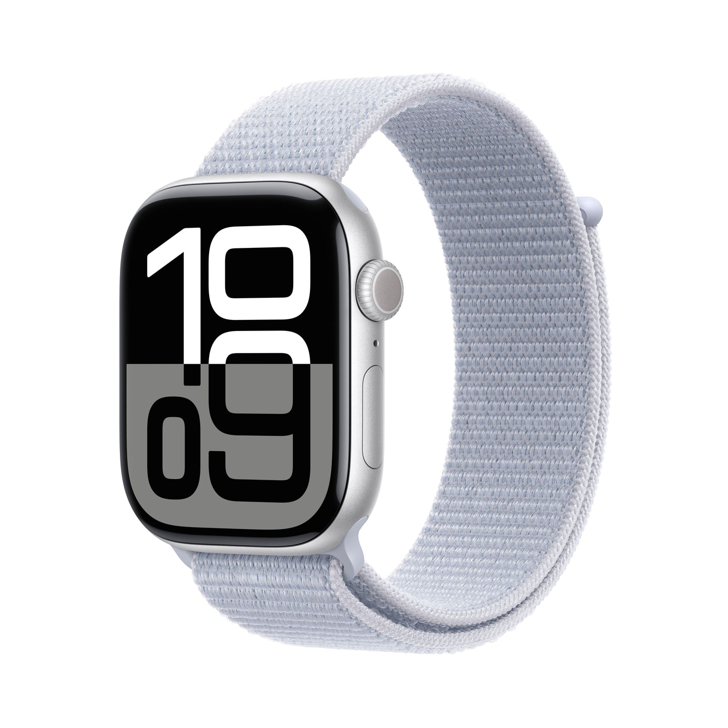 Apple Watch Series 10 GPS + cellás 46 mm-es ezüst alumínium tok kék felhős sporthurokkal - iSTYLE HU