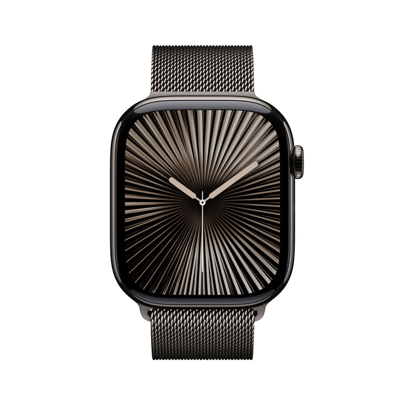 Apple Watch Series 10 GPS + cellás 46 mm-es pala titán tok pala Milanese hurokkal - S/M - iSTYLE HU