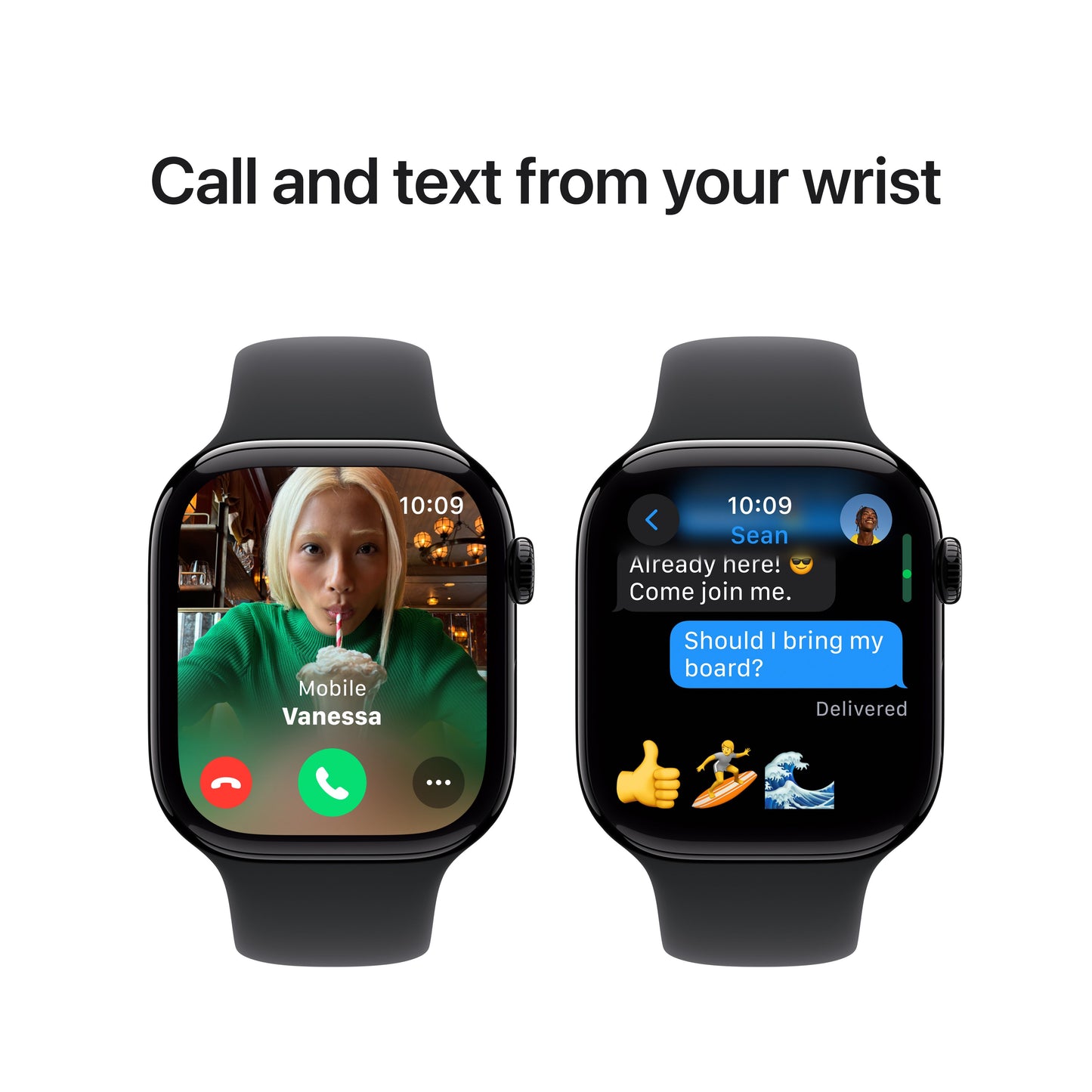 Apple Watch Series 10 GPS 46 mm-es Jet Black alumínium tok fekete sportszíjjal - M/L - iSTYLE HU
