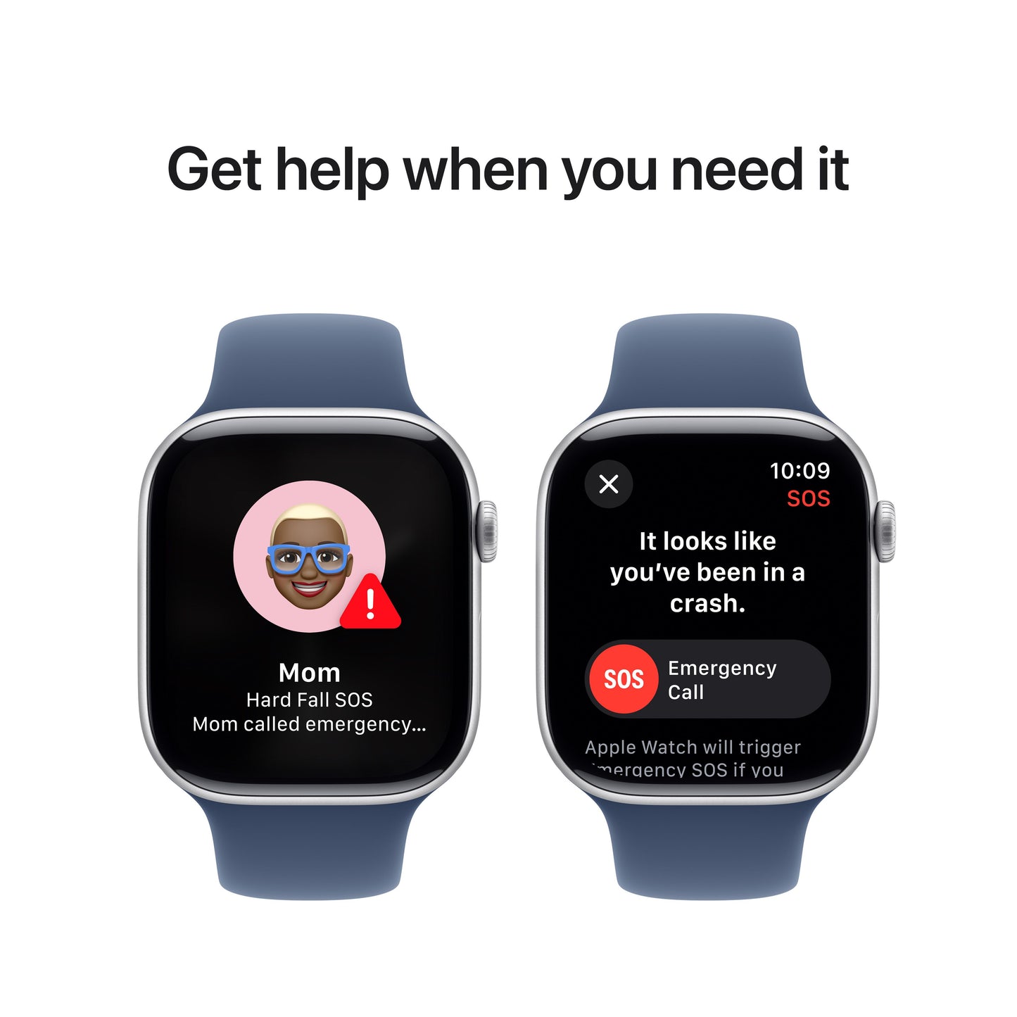 Apple Watch Series 10 GPS 46 mm-es ezüst alumínium tok farmer sportszíjjal - M/L - iSTYLE HU
