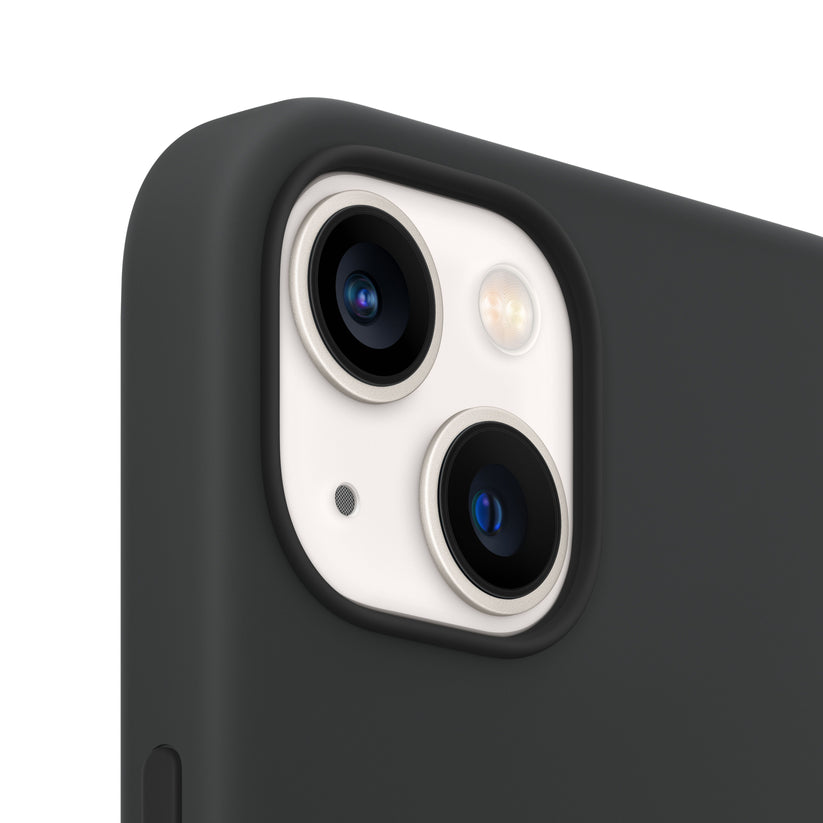 iPhone 13 MagSafe–rögzítésű szilikontok – éjfekete - iSTYLE HU